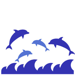 2-dimensionale Darstellung des Delfinfamilie Sets mit allen zugehörigen Absorber-Elementen.